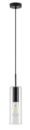 Lampa wisząca przeźroczysta szklana tuba 1xE27 Esta Rabalux 72049