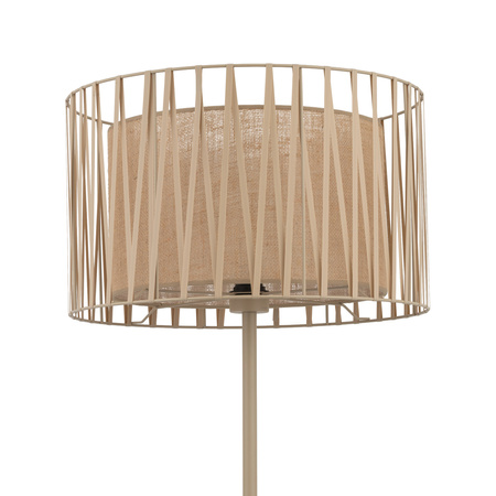 Lampa podłogowa HARMONY SABIA JUTA 1xE27 Tk Lighting 16199