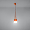 Lampa wisząca DIEGO 3 pomarańczowy Sollux SL.0585