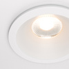 Białe okrągłe oczko podtynkowe średnica 8,5cm IP65 LED 3000K Zoom DL034-L12W3K-D-W Maytoni