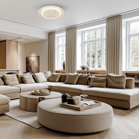 Lampowentylator ZEPHYR GOLD 48W LED+ PILOT Milagro ML1517