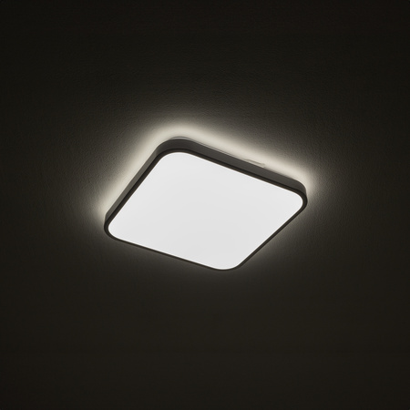 Kwadratowy biały plafon sufitowy 33cm 3000K IP44 AGNES SQUARE LED PRO Nowodvorski 10989