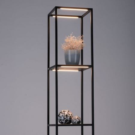 Lampa podłogowa z półką CONTURA LED Paul Neuhaus 401-18 funkcja ściemniania