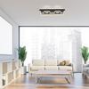 Czarna lampa sufitowa ramka LED TRAFORO Paul Neuhaus 6854-18 sterowana pilotem