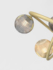 Lampa wisząca METZ 14 złota Wofi Premium 7015-1404