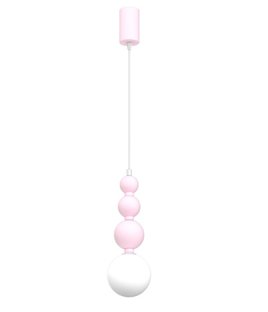 Lampa wisząca pojedyńcza BOULE PINK Milagro MLP1026