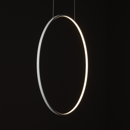 Lampa wisząca biały pionowy ring 60cm CIRCOLO LED M 3000K Nowodvorski 11605