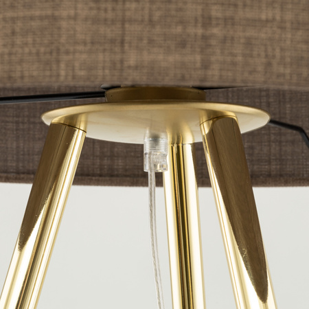 UMBERTO BROWN GOLD LAMPA PODŁOGOWA 1 TK Lighting 16032