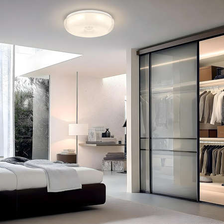 Plafon Luniq 50 cm biały LED CCT Light Prestige LP-0103/1C-50 WH