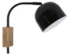 RUPI LAMPA KINKIET 1X40W E27 CZARNY Candellux 21-76687