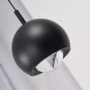 Czarna lampa wisząca kula GAMBO PENDANT CCT SWITCH BK Azzardo AZ7033