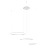 Lampa wisząca trzy białe ringi CIRCOLO POWER LED 3000K Nowodvorski 11649