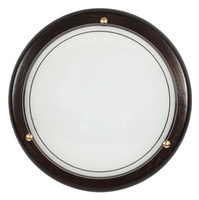 1030 LAMPA SUFITOWA PLAFON40 DREWNO STANDARD 2X60W E27 WENGE Candellux 14-83862