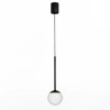 Lampa wisząca z podwyższoną klasą IP44 Orra LED czarna PL0105-BK Yaskr