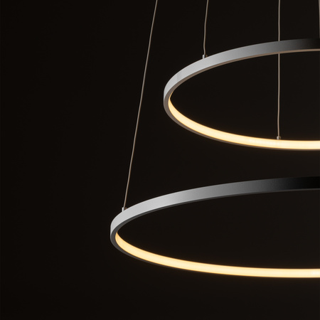 Lampa wisząca dwa białe pierścienie CIRCOLO POWER LED 3000K Nowodvorski 11646