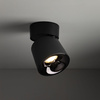 Czarna oprawa natynkowa ruchoma tuba wybór barwy światła KYOTO BLACK CCT 12W Tk Lighting 18154