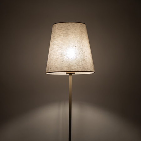 Lampa podłogowa z abażurem z lnu 1XE27 ELIZABETH SABIA Tk Lighting 16157