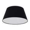 Czarna lampa sufitowa stożkowy abażur 50cm FORMO BLACK 4xE27 Tk Lighting 11207