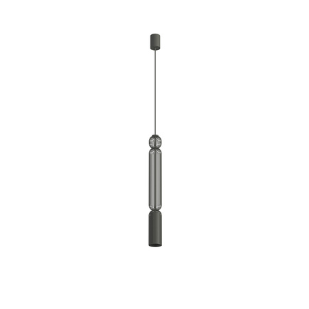 Lampa wisząca druciana tuba jedwabisty grafit 1xGU10 SINGLES A Nowodvorski 12195