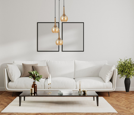 Lampa wisząca FAVERA Italux PND-42361-3A-BRO-AMB