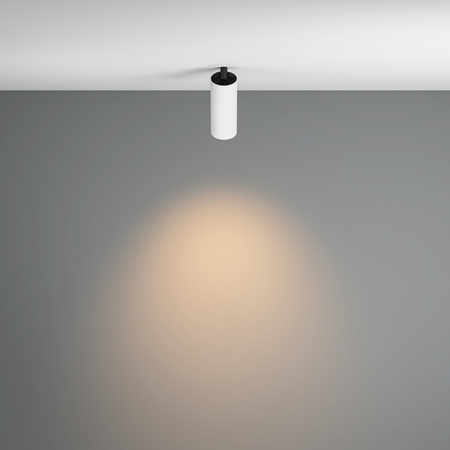 Biała oprawa podtynkowa regulowana tuba LED 3000K FOCUS LED C053CL-L12W3K-W-W Maytoni