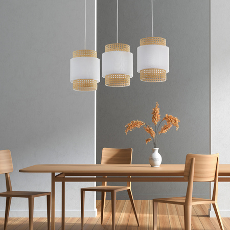 Lampa wisząca BOHO WHITE listwa TK Lighting 6531