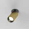 Podtynkowa ryflowana tuba sufitowa regulowana 1xGU10 Calipso C110CL-01-GU10-BS Maytoni