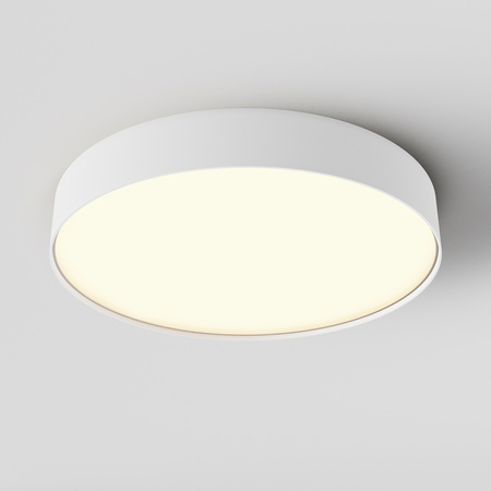 Biała okrągła lampa sufitowa o średnicy 40cm LED 3000K 3160 lumenów Zon C032CL-45W3K-RD-W Maytoni
