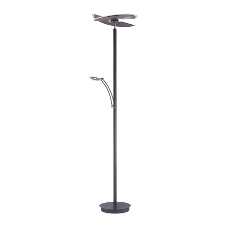 Nowoczensa lampa podłogowa w kolorze antracytowym ruchomy dzielony górny LED ARTUR Paul Neuhaus 673-13