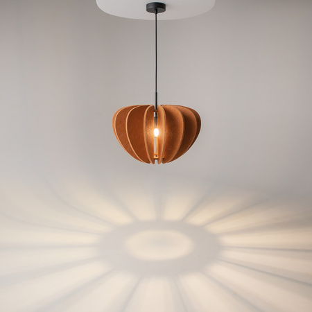 Lampa wisząca z filcu w kolorze terracotta Cambio MOD398PL-01BR Maytoni