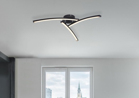 Lampa sufitowa TANSY BLACK LED Globo 67129-18