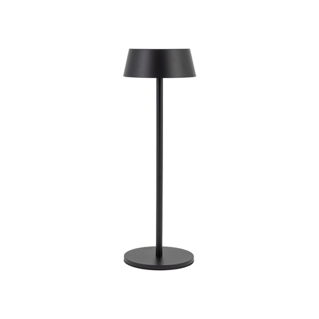 Przenośna czarna lampka stołowa do ogrodu ładowana na USB 3000K AMY LED Nowodvorski 11532