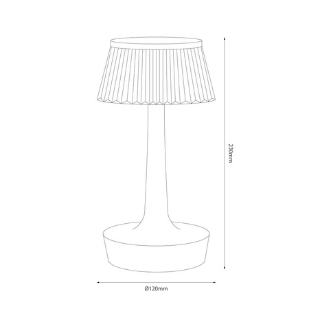 Lampka nocna EASY White Milagro ML2287