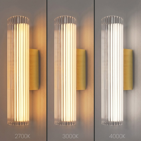Kinkiet złota tuba Trivia Gold 6W LED CCT IP44 Milagro ML2723