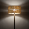 Lampa podłogowa z abażurem z rafii o średnicy 50cm CALMA 1XE27 Tk Lighting 16181
