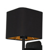 Kinkiet NAPOLI BLACK/GOLD 1xE27 Milagro ML6365