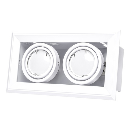 LAMPA PODTYNKOWA BLOCCO BIAŁY 2x7W GU10 LED ML473