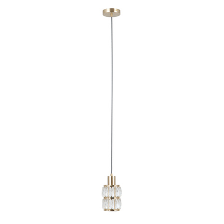 Lampa wisząca Alma złota 1xE27 Italux PND-40668-1-HBR