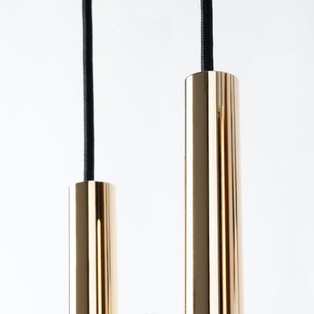 Lampa Wisząca PASTELO 3P złoty połysk Sollux SL.1197