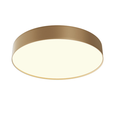 Złota matowa okrągła lampa sufitowa o średnicy 40cm LED 3000K 2880 lumenów Zon C032CL-45W3K-RD-MG Maytoni