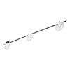 Czarna sześciopunktowa listwa sufitowa szklane kule IMELO BLACK 6XG9 Tk Lighting 11479