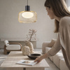 Lampa wisząca siatkowa złota metalowa obudowa wraz z białym kloszem SOPRA 32cm Candellux Studio 31-50960