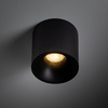 Czarna tuba sufitowa natynkowa o średnicy 9,6cm  LED 3000K BLAZE BLACK 18W Tk Lighting 18143