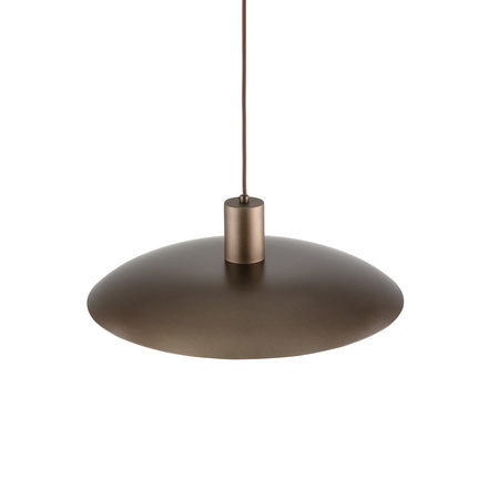 Metalowa brązowa lampa wisząca o średnicy 41cm ASTRA BROWN 1XE27 Tk Lighting 10964