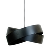 Czarna lampa wisząca metalowa TORNADO 50cm 3xE27 Zuma Line 1142