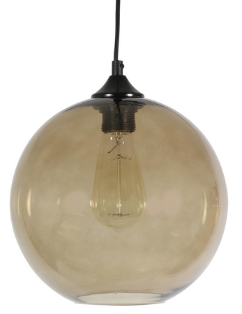 EDISON LAMPA WISZĄCA 25 1X60W E27 BRĄZOWY + ŻARÓWKA Candellux 31-28259