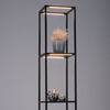 Lampa podłogowa z półką CONTURA LED Paul Neuhaus 401-18 funkcja ściemniania