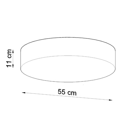 Lampa sufitowa, plafon ARENA 55 Sollux SL.0919 SL.0917 - kolor do wyboru