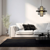 Rattanowa lampa wisząca Astra czarna 1xE27 Light Prestige LP-3110/1P BK