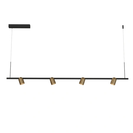 Lampa wisząca podłużna 160cm Slide Long LED 3000K szczotkowany mosiądz PL0124-BS Yaskr